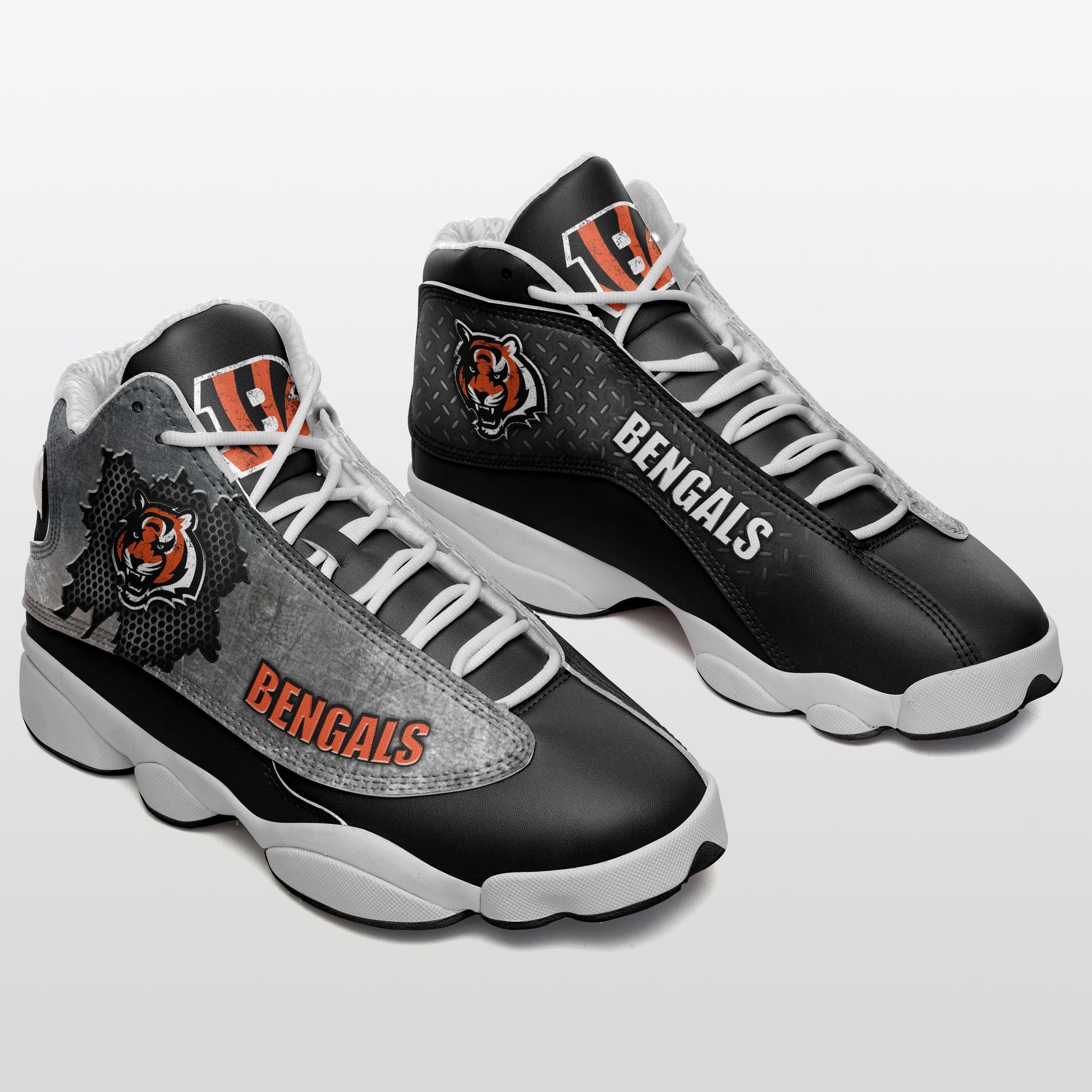 JWFancy Cincinnati Bengals NFL AJ13 Sneakers Shoes For Men And Women