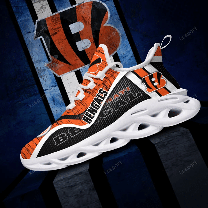 JWFancy Cincinnati Bengals NFL Max Soul Shoes Sneakers For Men And Women