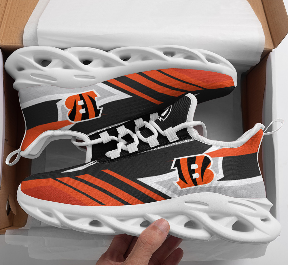 JWFancy Cincinnati Bengals NFL Max Soul Shoes Sneakers For Men And Women