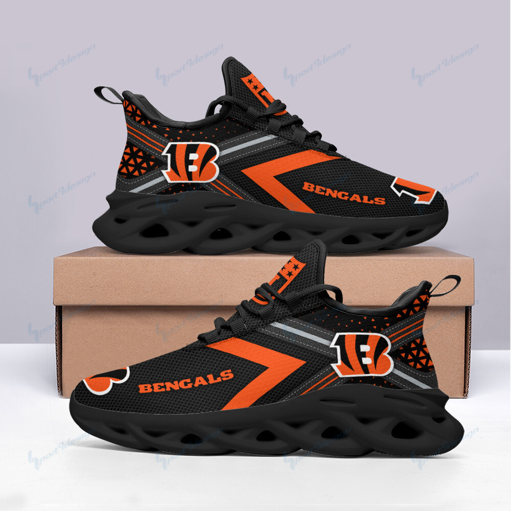 JWFancy Cincinnati Bengals NFL Max Soul Shoes Sneakers For Men And Women