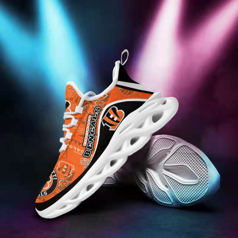 JWFancy Cincinnati Bengals NFL Max Soul Shoes Sneakers For Men And Women