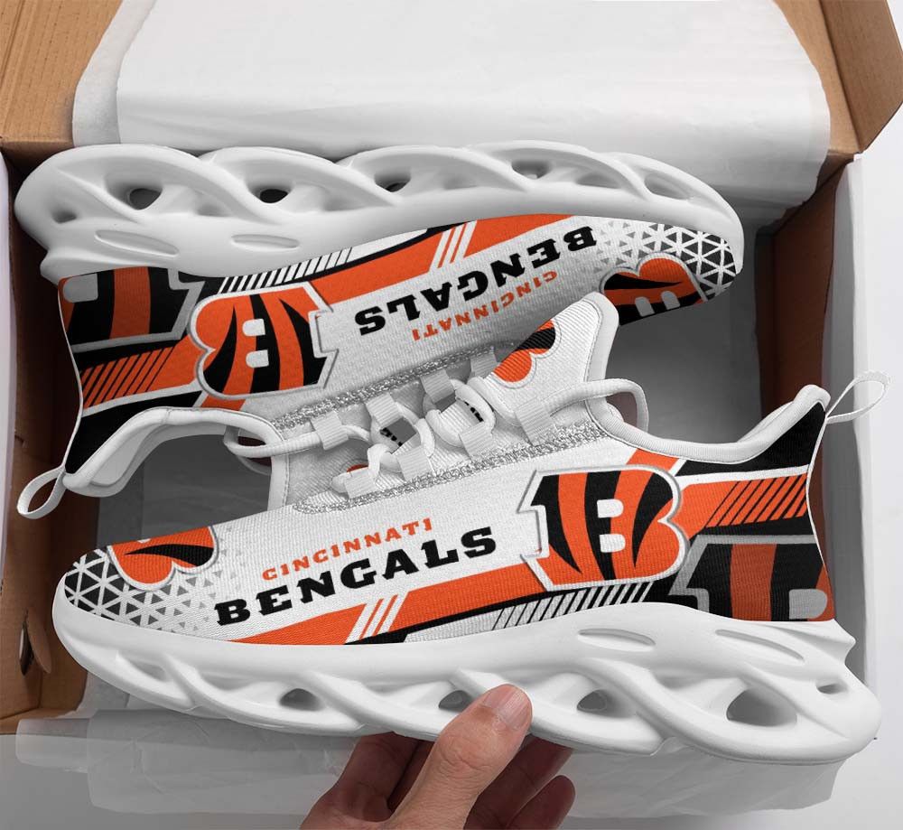JWFancy Cincinnati Bengals NFL Max Soul Shoes Sneakers For Men And Women