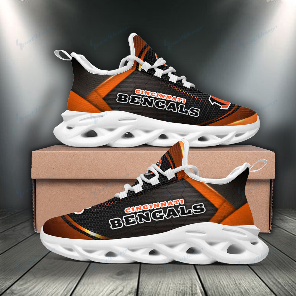 JWFancy Cincinnati Bengals NFL Max Soul Shoes Sneakers For Men And Women