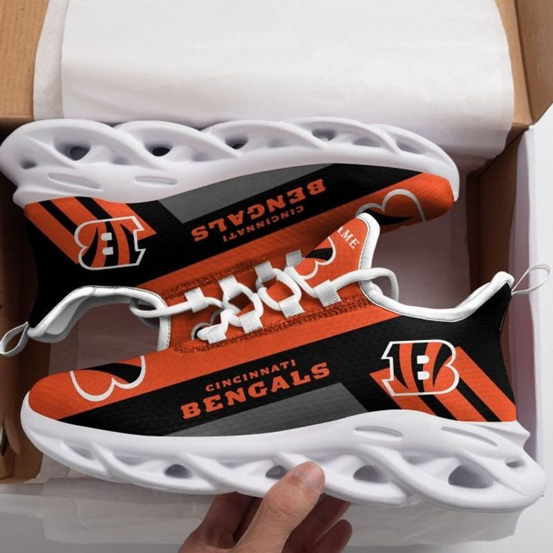 JWFancy Cincinnati Bengals NFL Max Soul Shoes Sneakers For Men And Women