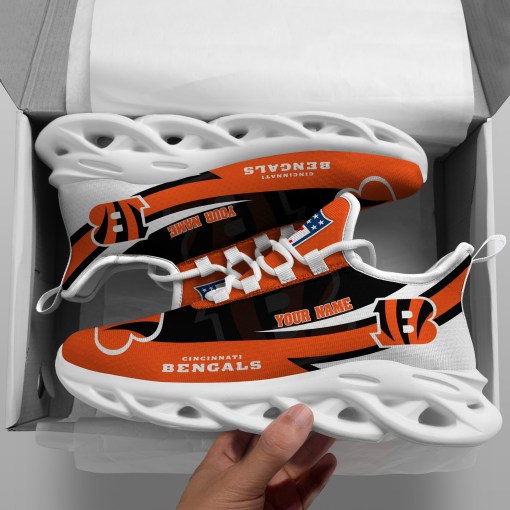 JWFancy Cincinnati Bengals NFL Max Soul Shoes Sneakers For Men And Women