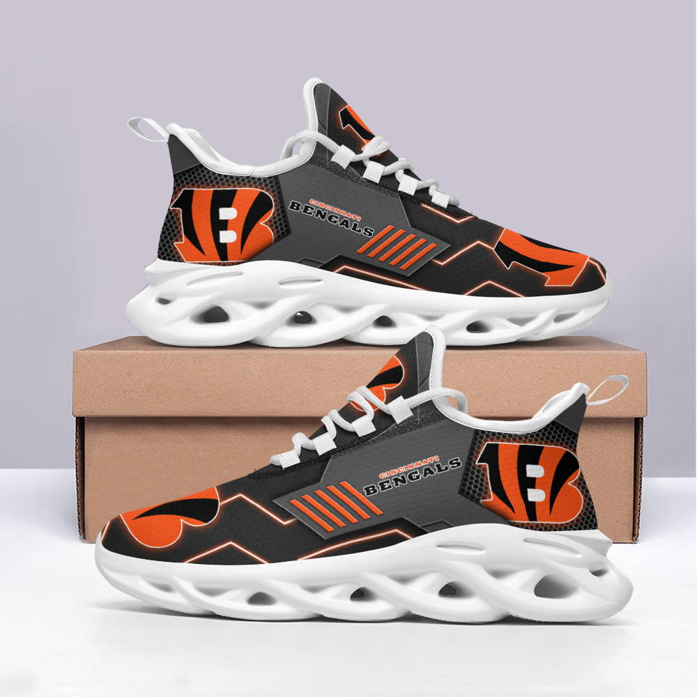 JWFancy Cincinnati Bengals NFL Max Soul Shoes Sneakers For Men And Women