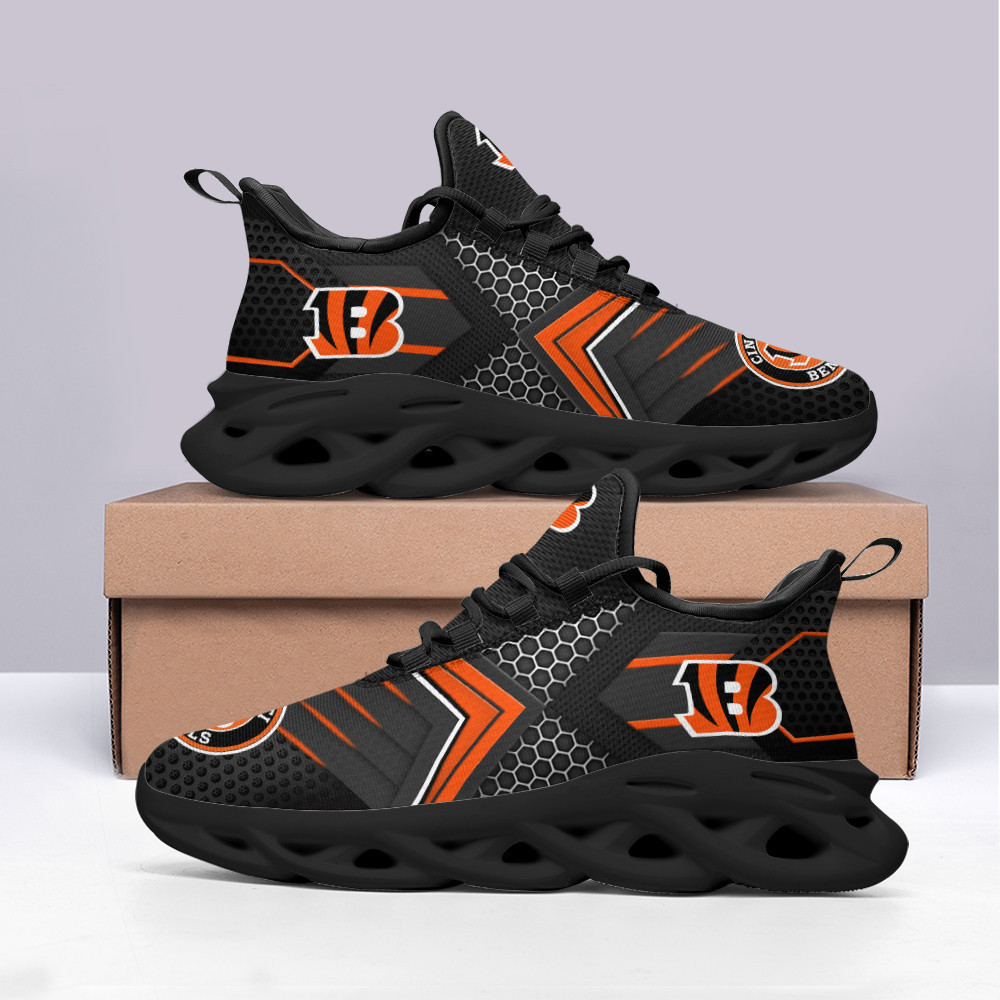 JWFancy Cincinnati Bengals NFL Max Soul Shoes Sneakers For Men And Women