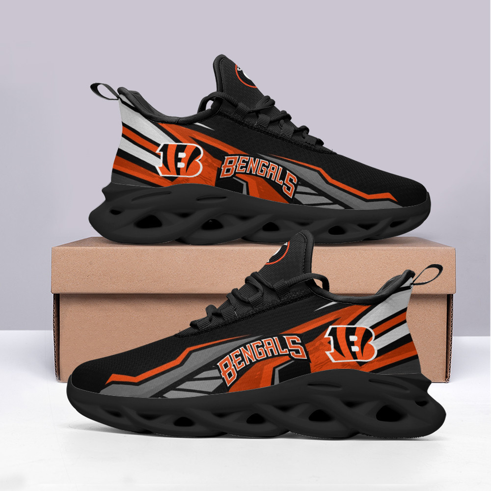 JWFancy Cincinnati Bengals NFL Max Soul Shoes Sneakers For Men And Women