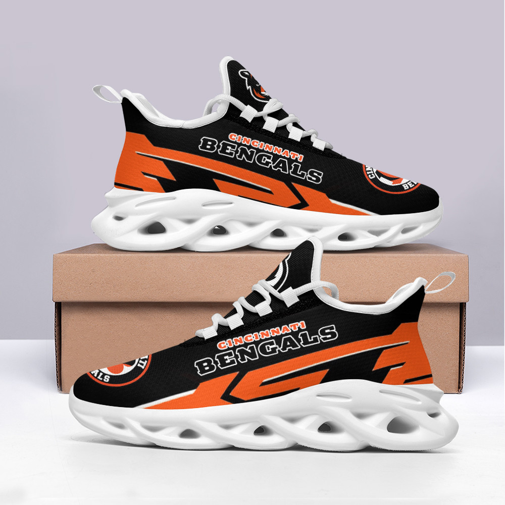 JWFancy Cincinnati Bengals NFL Max Soul Shoes Sneakers For Men And Women