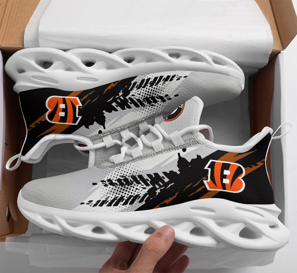 JWFancy Cincinnati Bengals NFL Max Soul Shoes Sneakers For Men And Women