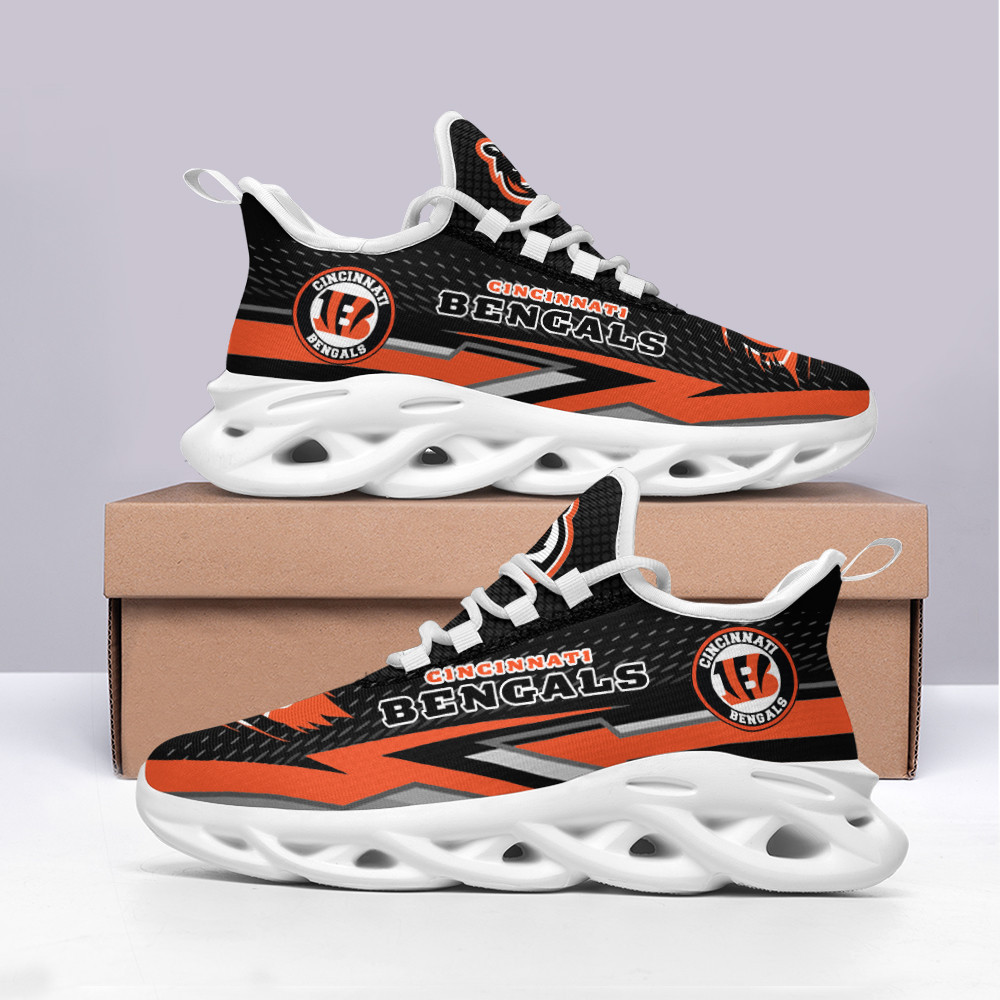 JWFancy Cincinnati Bengals NFL Max Soul Shoes Sneakers For Men And Women