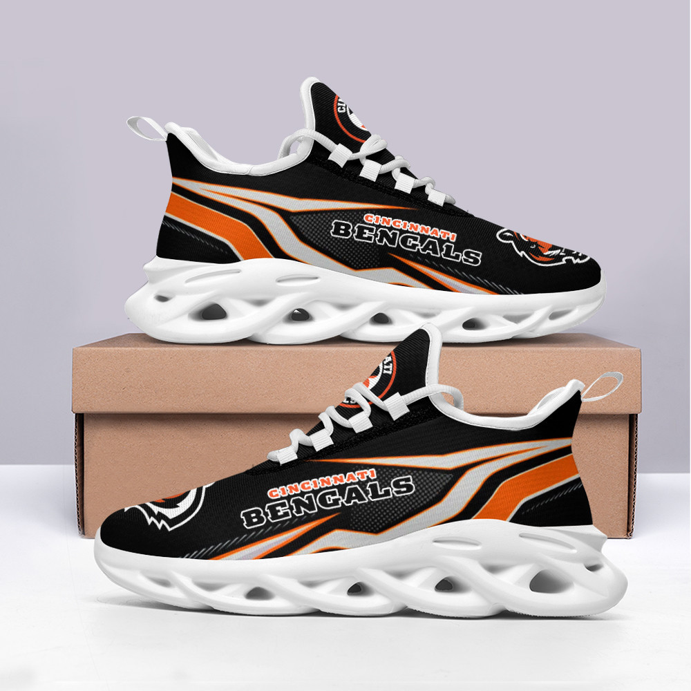 JWFancy Cincinnati Bengals NFL Max Soul Shoes Sneakers For Men And Women