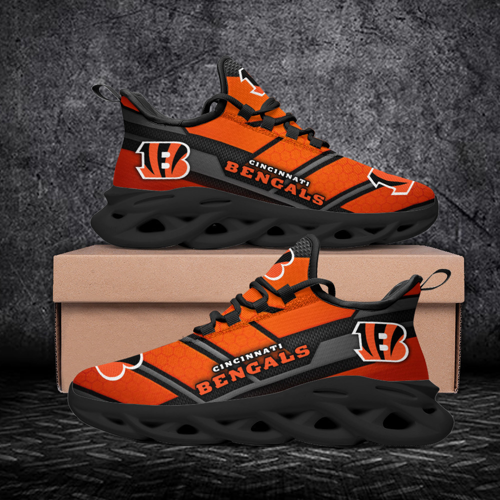 JWFancy Cincinnati Bengals NFL Max Soul Shoes Sneakers For Men And Women
