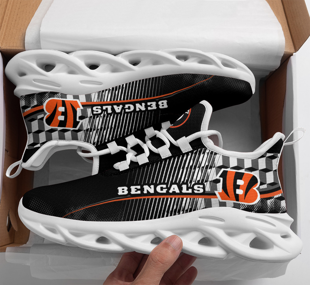 JWFancy Cincinnati Bengals NFL Max Soul Shoes Sneakers For Men And Women