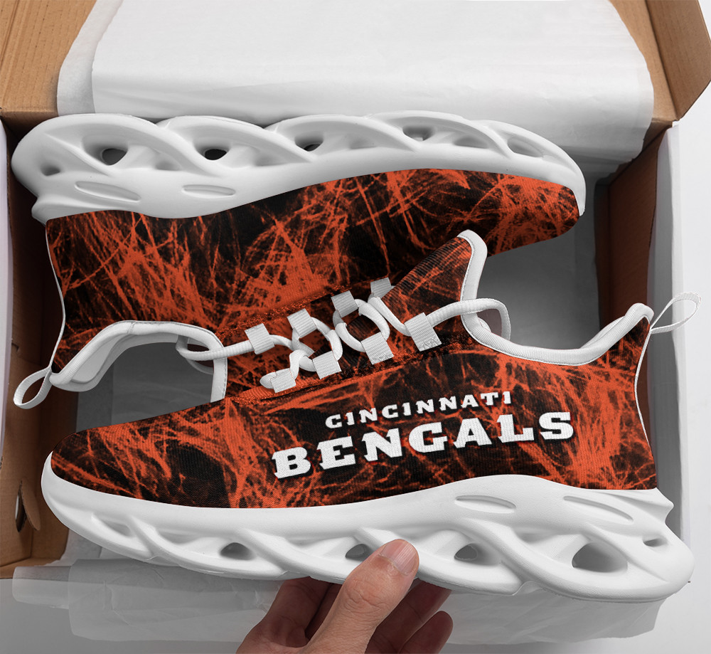 JWFancy Cincinnati Bengals NFL Max Soul Shoes Sneakers For Men And Women