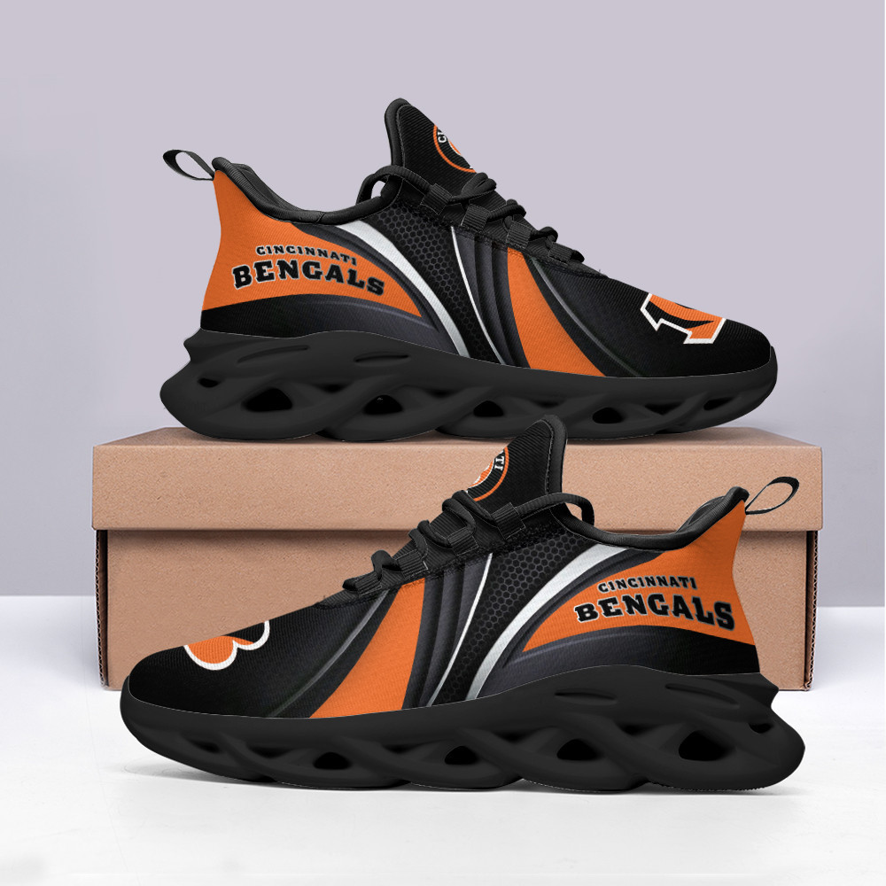 JWFancy Cincinnati Bengals NFL Max Soul Shoes Sneakers For Men And Women