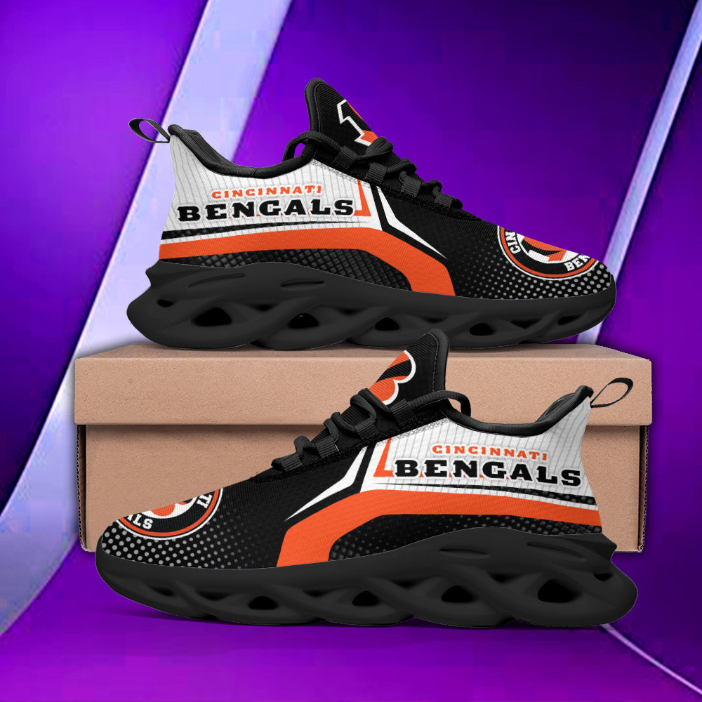 JWFancy Cincinnati Bengals NFL Max Soul Shoes Sneakers For Men And Women