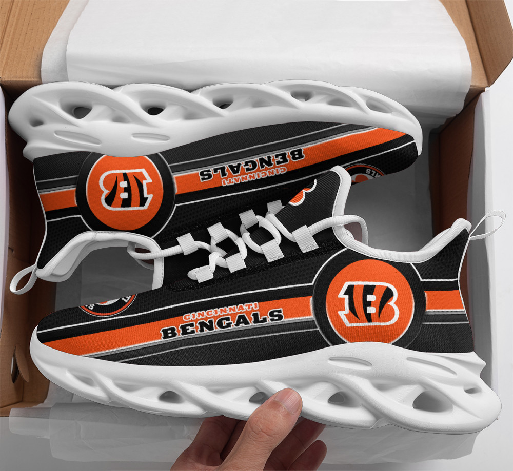 JWFancy Cincinnati Bengals NFL Max Soul Shoes Sneakers For Men And Women