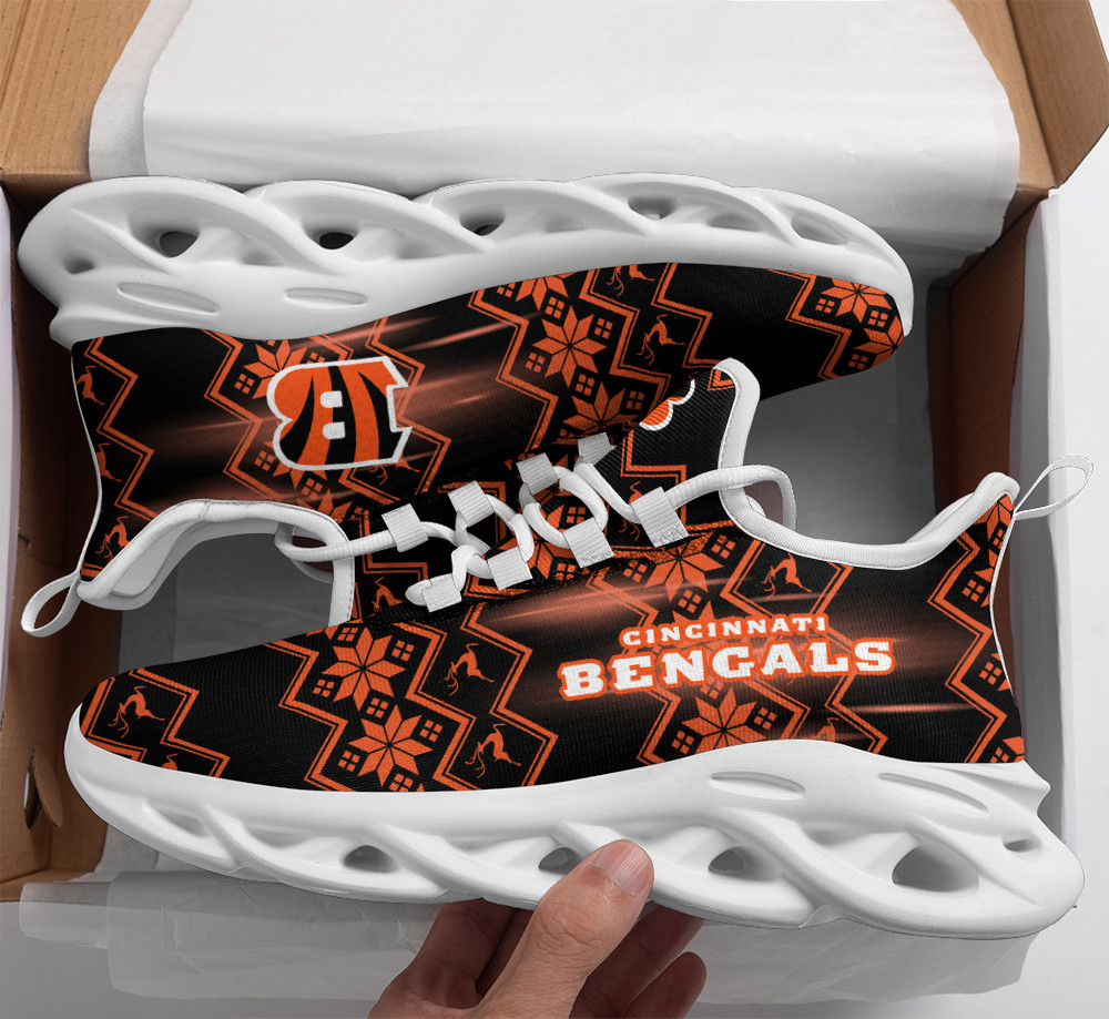 JWFancy Cincinnati Bengals NFL Max Soul Shoes Sneakers For Men And Women