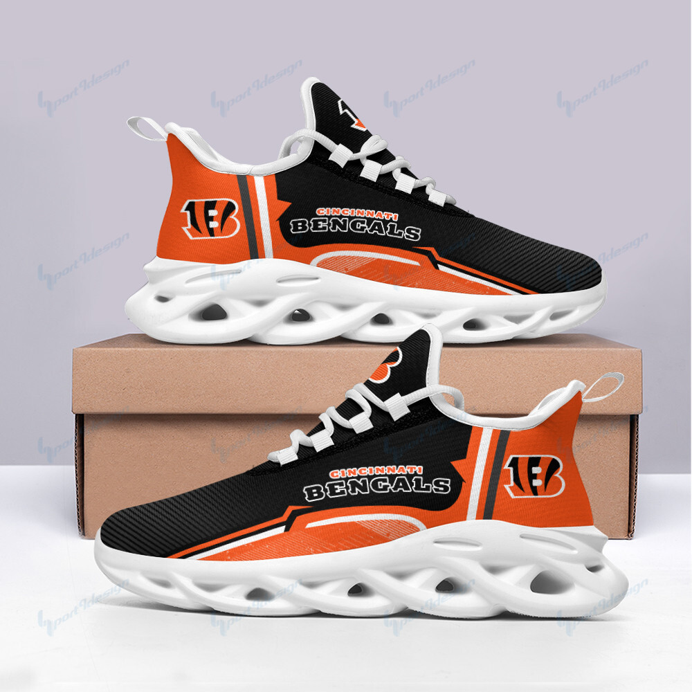 JWFancy Cincinnati Bengals NFL Max Soul Shoes Sneakers For Men And Women