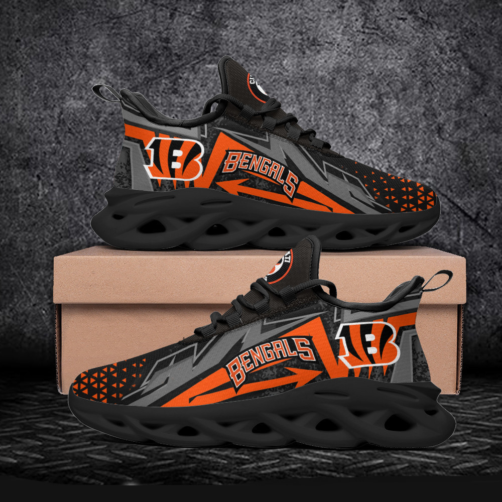 JWFancy Cincinnati Bengals NFL Max Soul Shoes Sneakers For Men And Women
