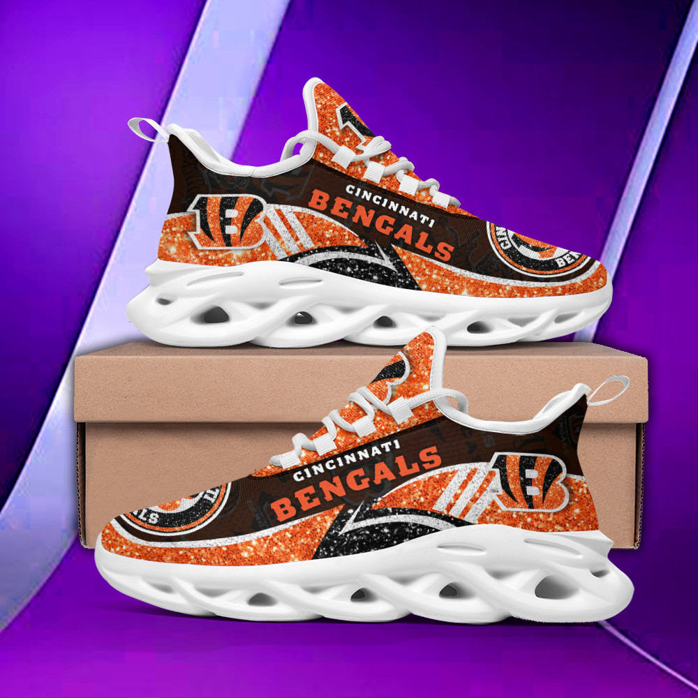 JWFancy Cincinnati Bengals NFL Max Soul Shoes Sneakers For Men And Women