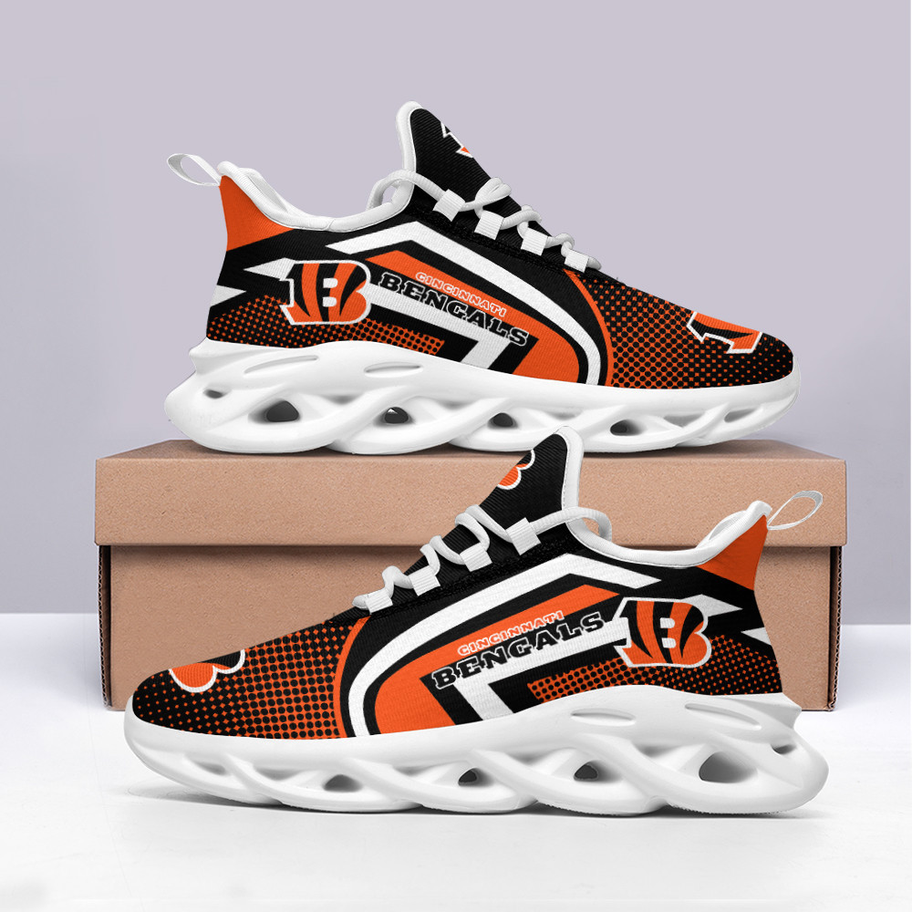 JWFancy Cincinnati Bengals NFL Max Soul Shoes Sneakers For Men And Women