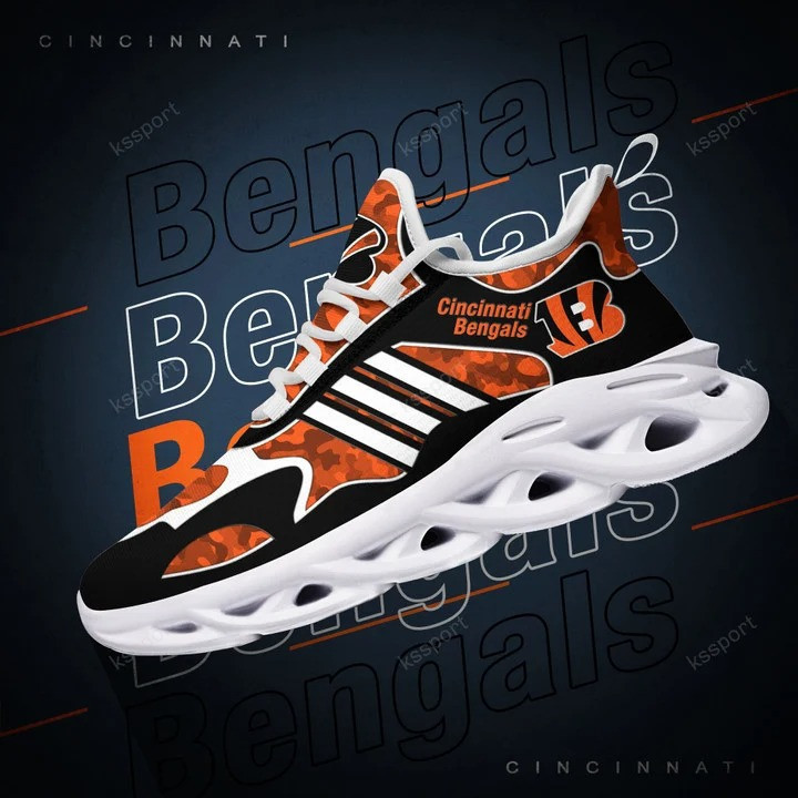 JWFancy Cincinnati Bengals NFL Max Soul Shoes Sneakers For Men And Women