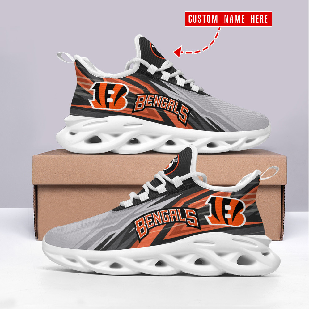 JWFancy Cincinnati Bengals NFL Max Soul Shoes Sneakers For Men And Women
