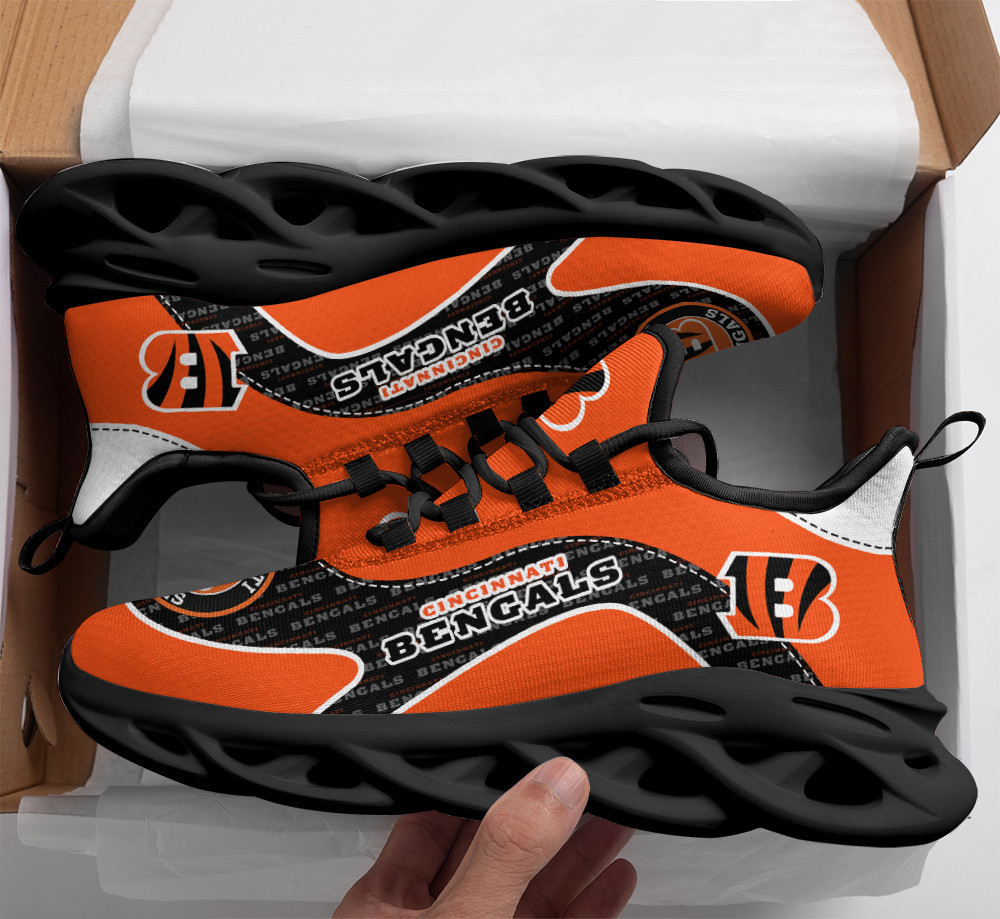 JWFancy Cincinnati Bengals NFL Max Soul Shoes Sneakers For Men And Women