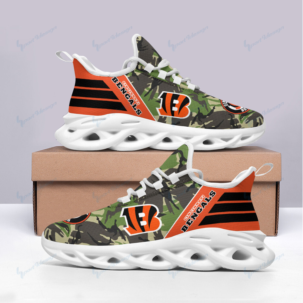 JWFancy Cincinnati Bengals NFL Max Soul Shoes Sneakers For Men And Women