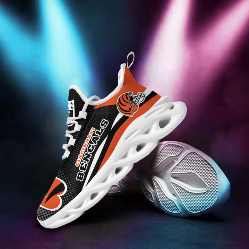 JWFancy Cincinnati Bengals NFL Max Soul Shoes Sneakers For Men And Women
