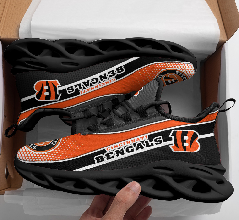 JWFancy Cincinnati Bengals NFL Max Soul Shoes Sneakers For Men And Women