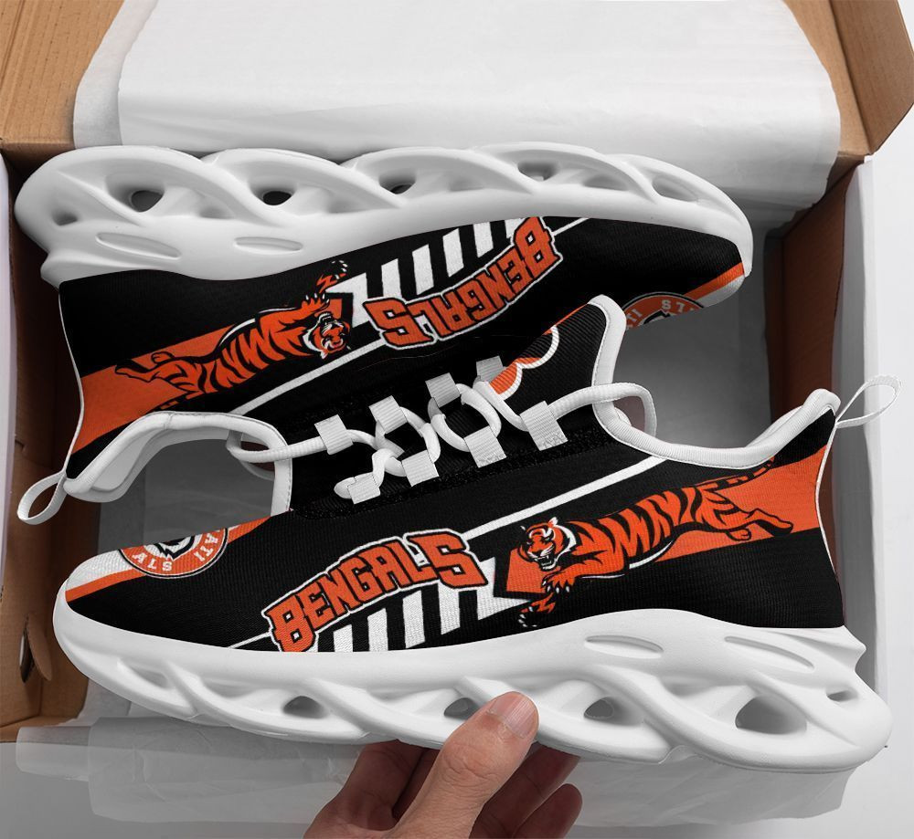 JWFancy Cincinnati Bengals NFL Max Soul Shoes Sneakers For Men And Women