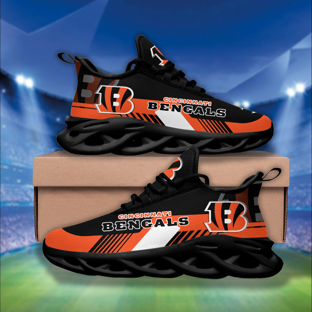 JWFancy Cincinnati Bengals NFL Max Soul Shoes Sneakers For Men And Women