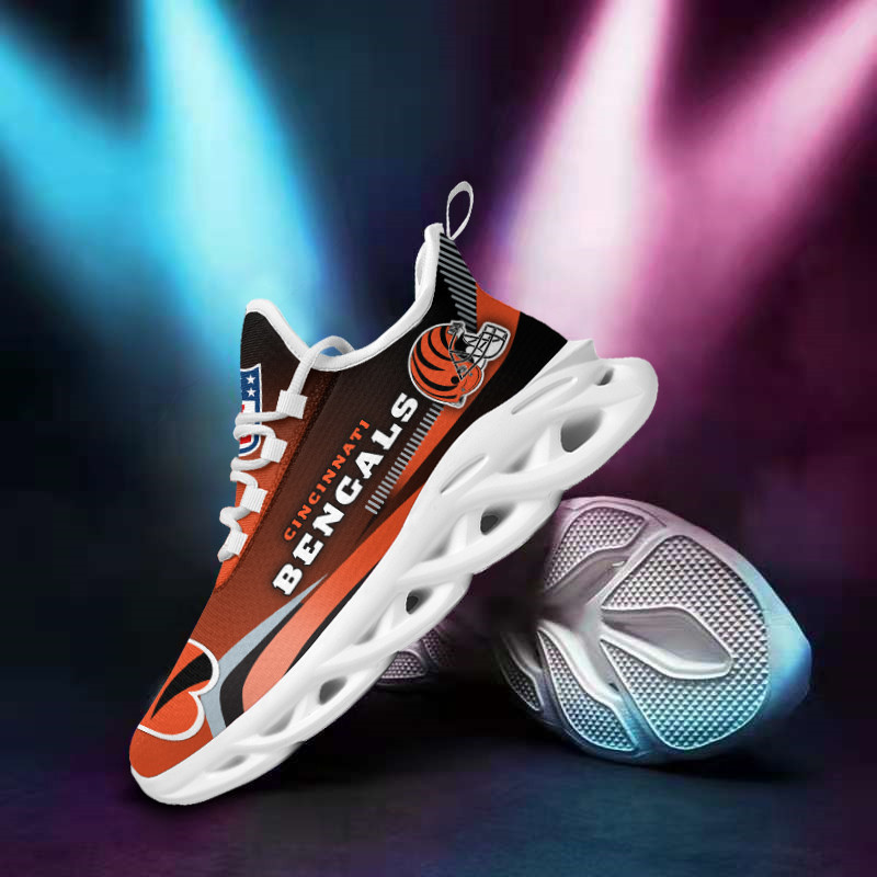 JWFancy Cincinnati Bengals NFL Max Soul Shoes Sneakers For Men And Women