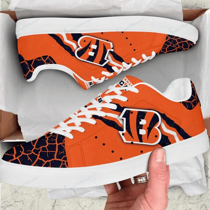 JWFancy Cincinnati Bengals Skate Stan Shoes Sneakes For Men And Women
