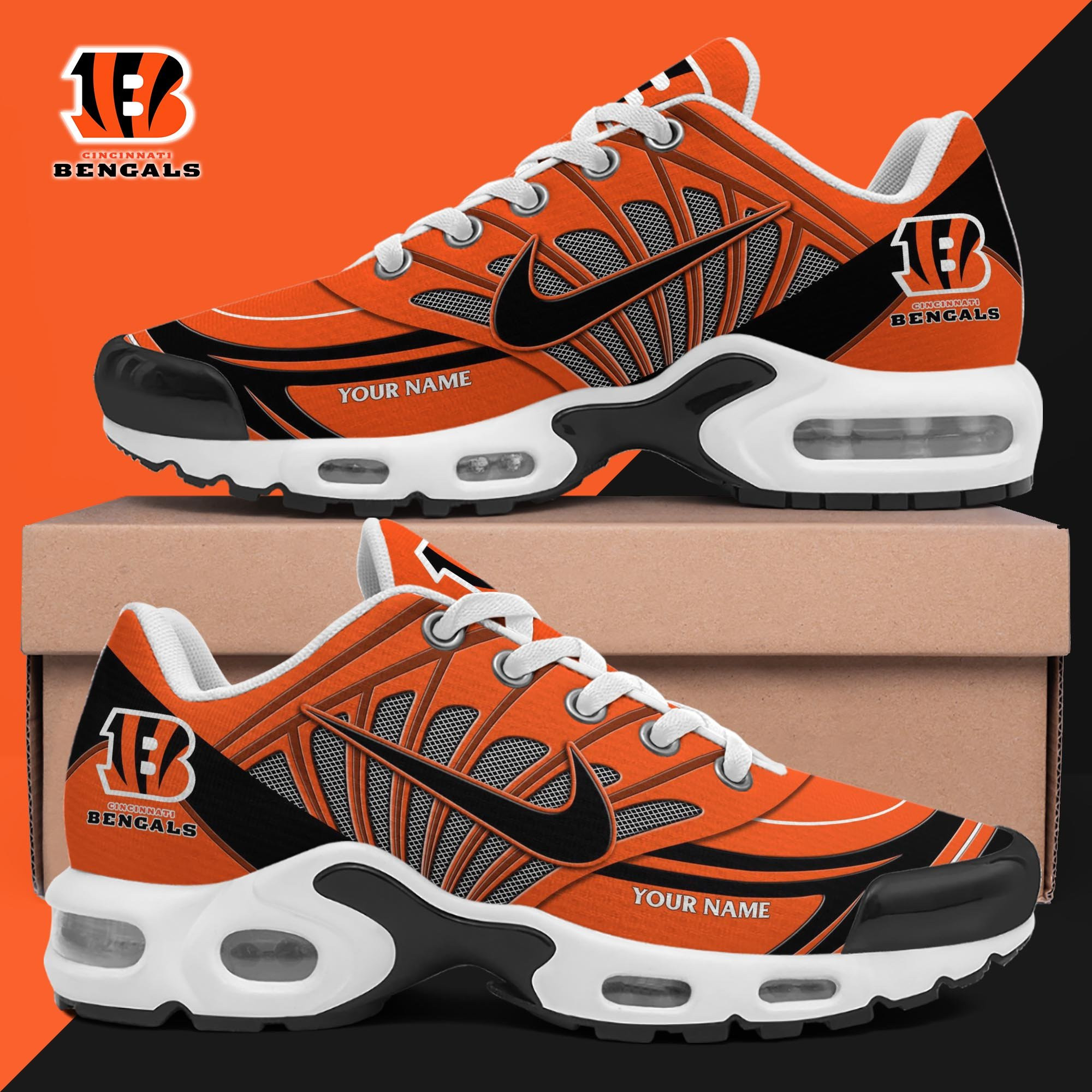 JWFancy Cincinnati Bengals TN Shoes Sneakers For Men And Women