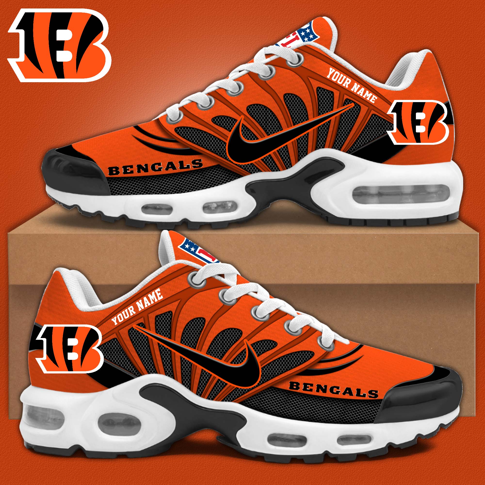 JWFancy Cincinnati Bengals TN Shoes Sneakers For Men And Women