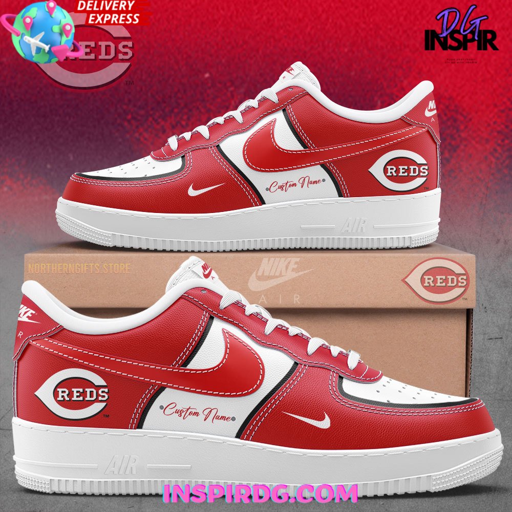 JWFancy Cincinnati Reds Air Low-Top Sneakers Shoes For Men And Women