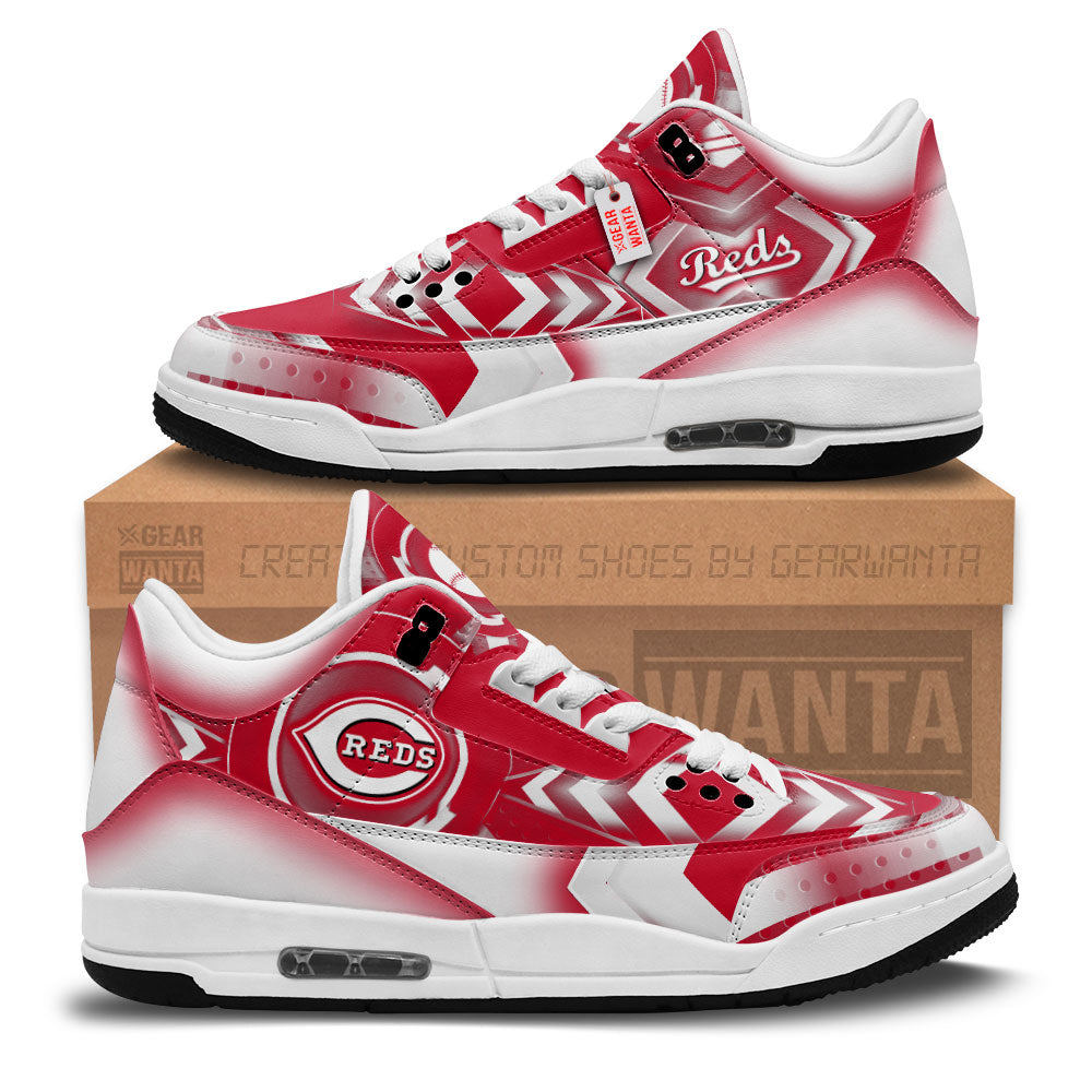 JWFancy Cincinnati Reds AJ3 Sneakers Shoes For Men And Women