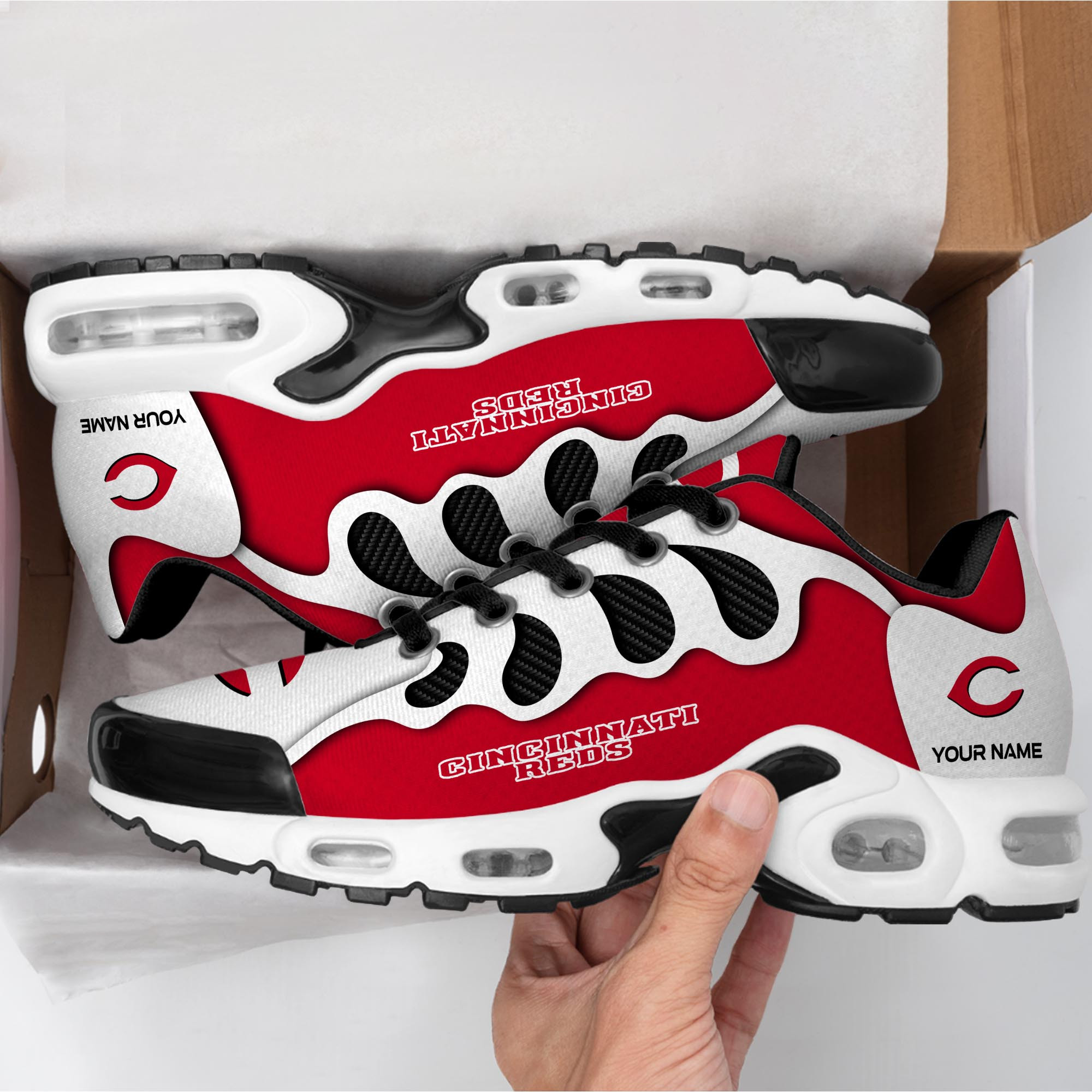 JWFancy Cincinnati Reds TN Shoes Sneakers For Men And Women