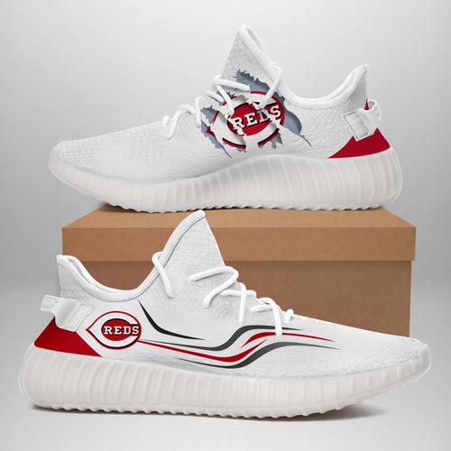 JWFancy Cincinnati Reds Yeezy Boost Shoes For Men And Women