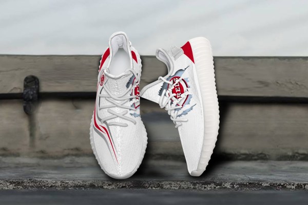 JWFancy Cincinnati Reds Yeezy Boost Shoes For Men And Women