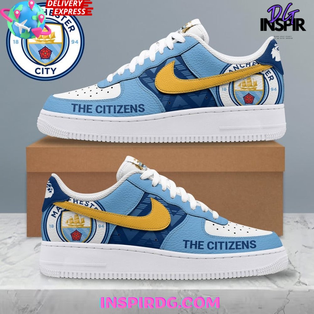 JWFancy Citizens Manchester City Air Low-Top Sneakers Shoes For Men And Women