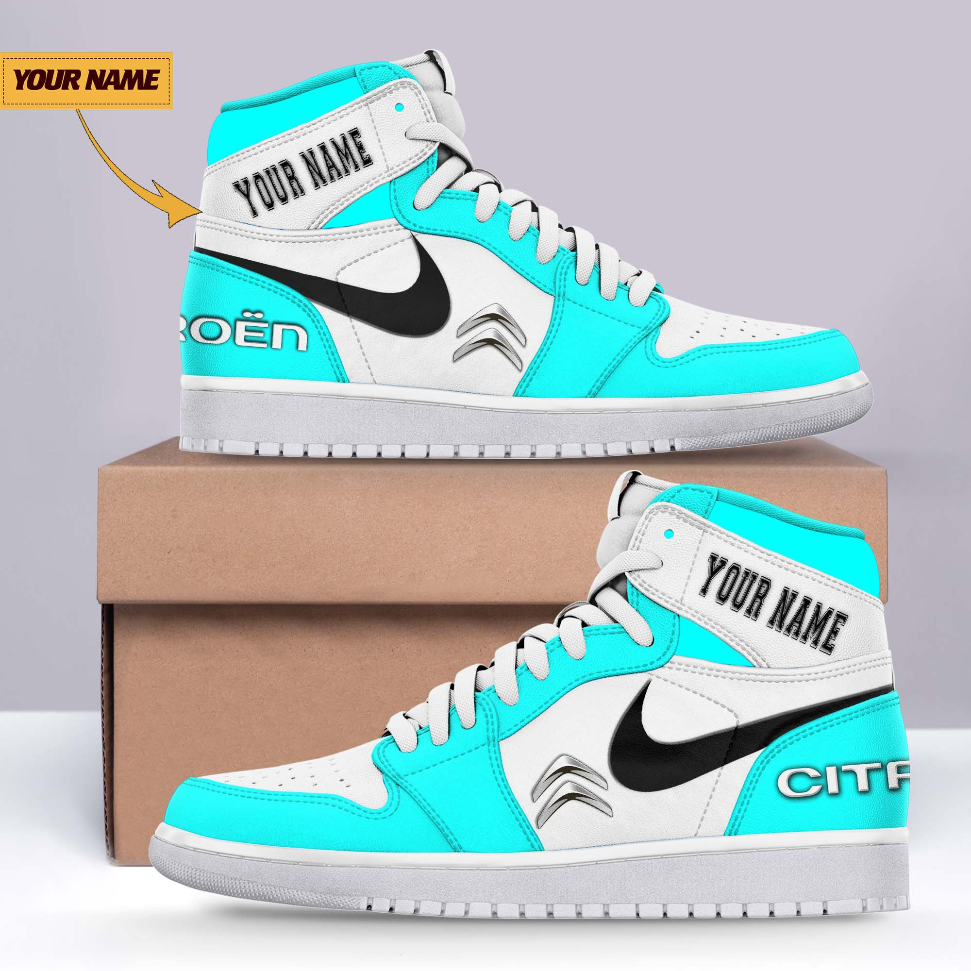 JWFancy Citroen AJ1 High Sneakers Shoes For Men And Women