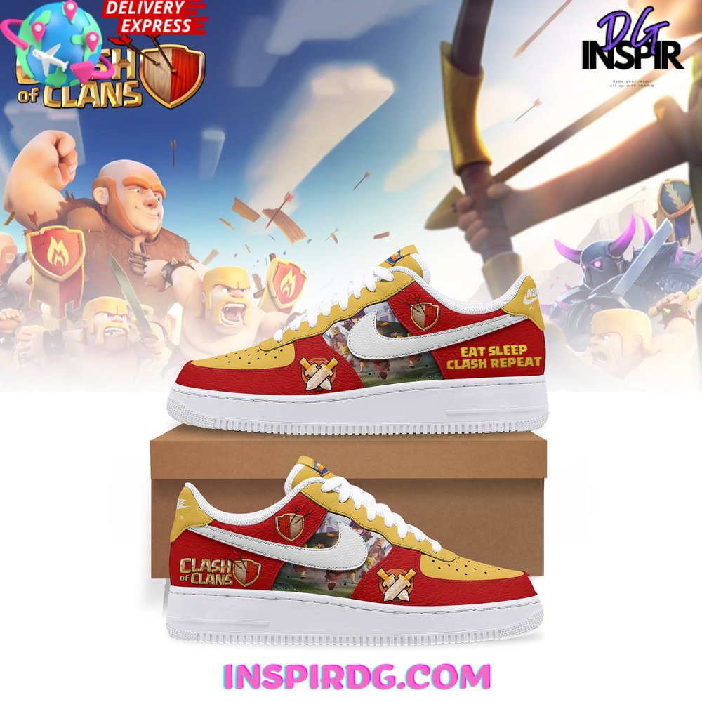 JWFancy Clash of Clans Air Low-Top Sneakers Shoes For Men And Women
