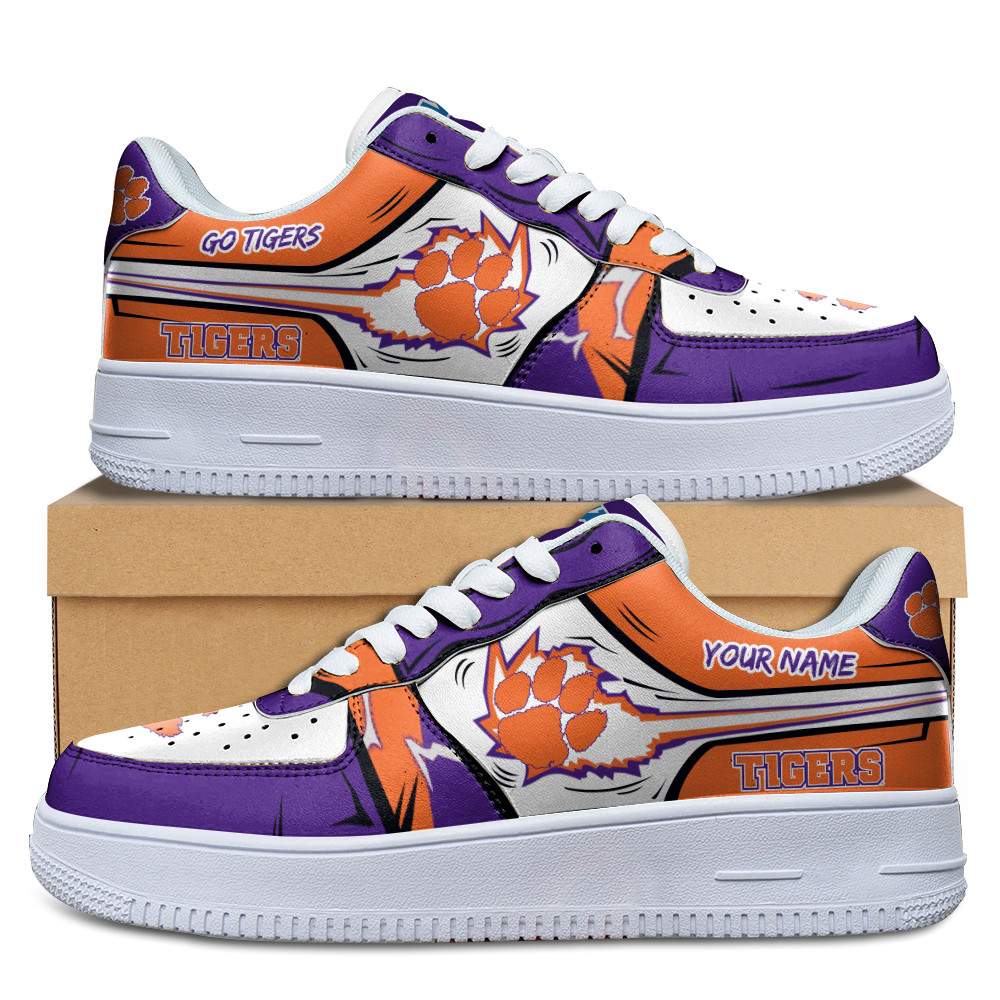 JWFancy Clemson Tigers Air Low-Top Sneakers Shoes For Men And Women
