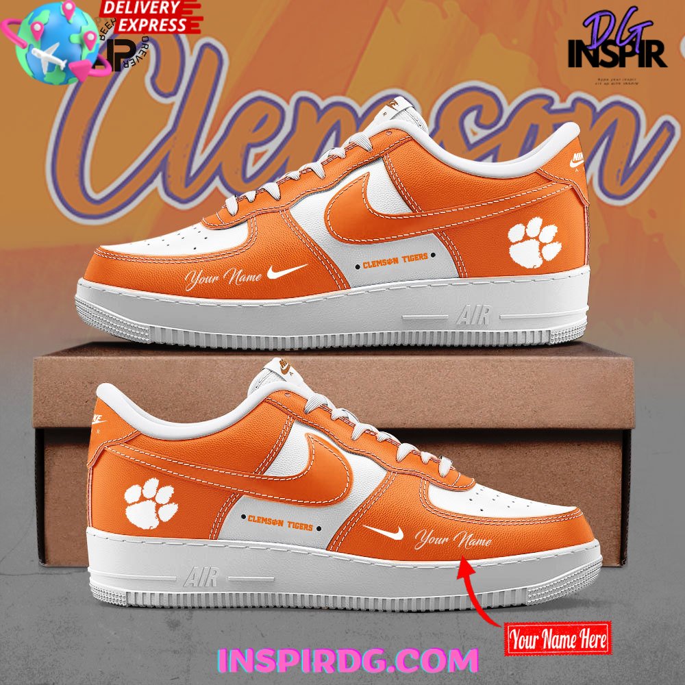 JWFancy Clemson Tigers Air Low-Top Sneakers Shoes For Men And Women