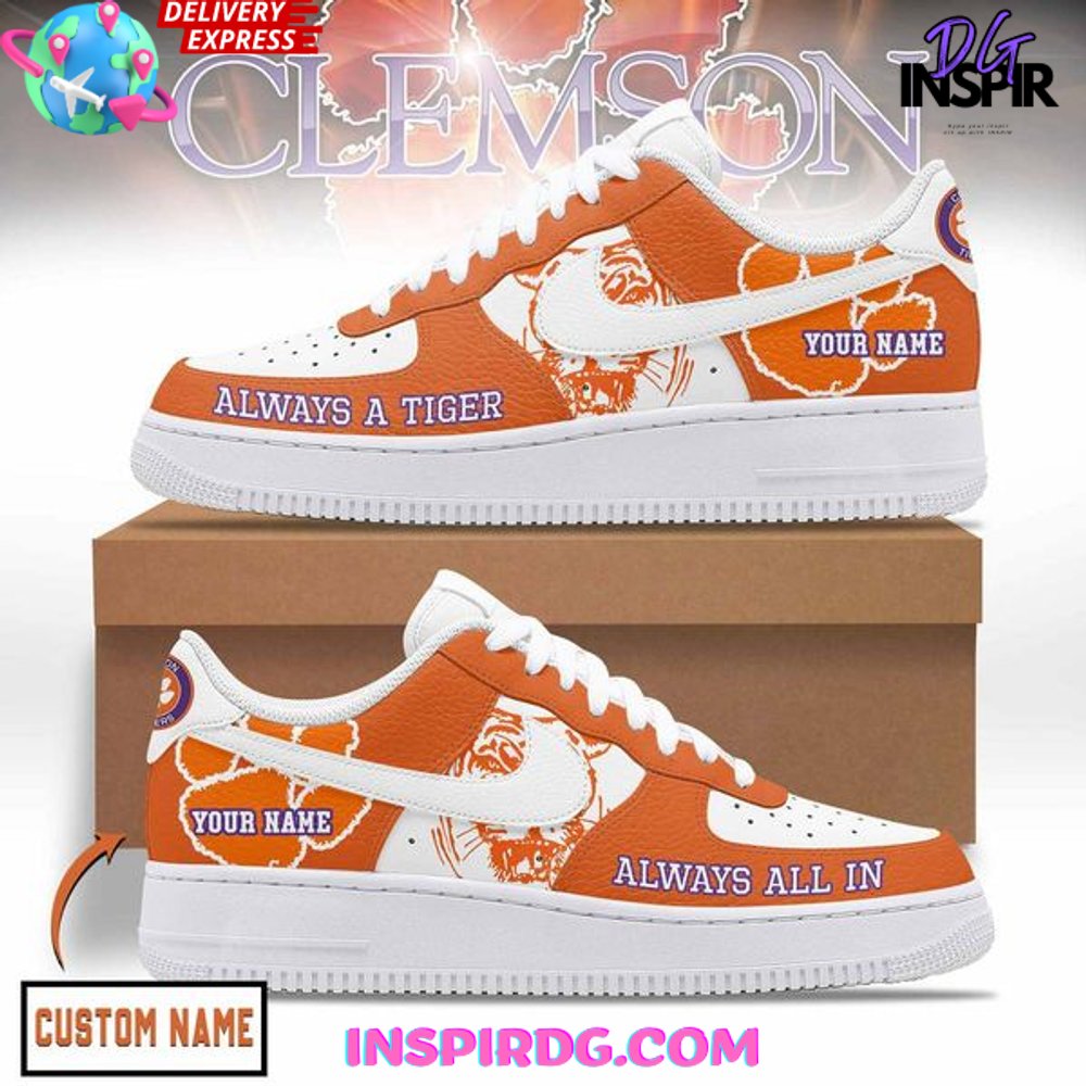 JWFancy Clemson Tigers Air Low-Top Sneakers Shoes For Men And Women